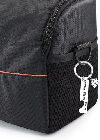 Enkrio لدينا أول منزل سلاسل المفاتيح سلسلة المفاتيح المنزل الجديد منزل جديد كيرينغ هووسورمينغ هدية للزوجين أصدقاء الأسرة مالك المنزل الجديد in Kuwait