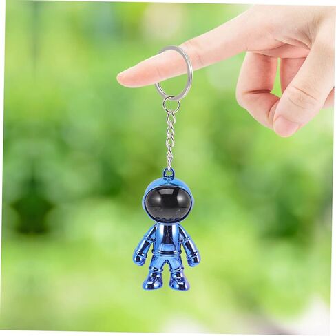 Metal Astronaut Keychain Pendant Adorable Key Ring Decoration for Adults for Backpack Bag Charm Durable Material Creative Present for Space Lovers in Saudi Arabia