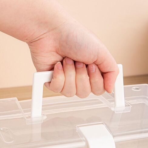 32 PCS Clear Plastic Organizer Box, Small Bead Organizers and Storage Containers with Hinged Lid for DIY Jewelry Making, Bead, Nail, Jewelry, Art, DIY Crafts, Fishing Tackle, Small Items in Saudi Arabia