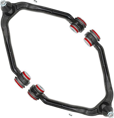 2PCS Front Upper Control Arms w/Ball Joint for 1999-2006 Chevy Silverado & GMC Sierra 1500, 2002-2006 Cadillac Escalade, Avalanche 1500, Upgrade PU Bushing Upper Control Arms Kit Replacement K80942 in Kuwait