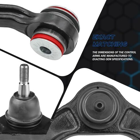 2PCS Front Upper Control Arms w/Ball Joint for 1999-2006 Chevy Silverado & GMC Sierra 1500, 2002-2006 Cadillac Escalade, Avalanche 1500, Upgrade PU Bushing Upper Control Arms Kit Replacement K80942 in Kuwait