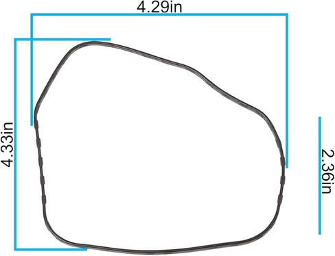 2x Valve Cover Gaskets 24-153 23-S 24-153-16-S Compatible with Kohler CH18 CH20 CH22 CH25 CH26 Lawnmowers in Kuwait
