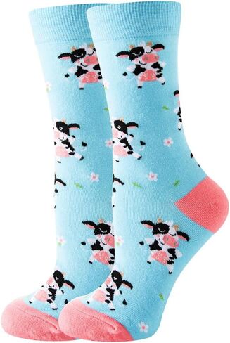 مضحك الجدة حية مشرق الجوارب الحيوانات طباعة الدجاج القط الكلب الثعلب طباعة للجنسين هدية الجوارب للنساء الرجال in Kuwait