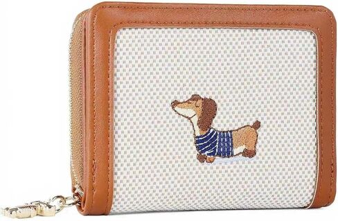 Small Cute Dachshund Wallet for Women,Dog Wallet Short PU Leather Zipper Cute Coin Purse,Kawaii Animal Print Money Organizer Lightweight Coin Purse,Ideal Accessory & Birthday Valentine's Day Gifts in Kuwait