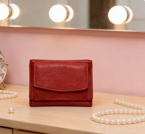 Practical Small Women’s Wallet, Multi-Functional Trifold Wallet Card Holder with Multiple Card Slots and Button Pocket, Solid Color PU Short Wallets for Daily Use (Black) in Saudi Arabia