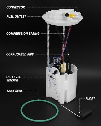 OKLPF Electric Fuel Pump Module Assembly Compatible With 2009 2010 Dodge Ram 1500 V6 3.7L,2009-2010 Dodge Ram 1500 V8 5.7L,Replace E7252M P76702M FG0889 SP7056M F3263A in Kuwait