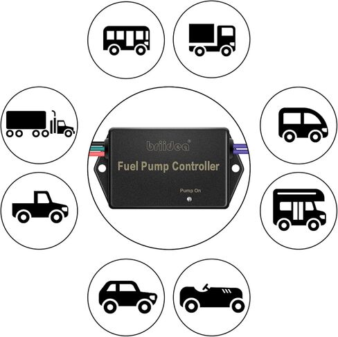 Briidea Electric Fuel Pump Controller, Tach Signal Monitoring, Turns the Pump Off When the Engine Stops in Saudi Arabia