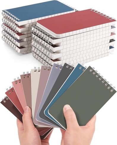 Small Top Spiral Notebooks Bulk 3x5 Inch, 30 Packs Pocket Notepad, Mini Pads 10 Morandi Colored, Memo Notepads for Home, School, College, Office, Work, Travel, 60 Sheets/120 Pages in Kuwait