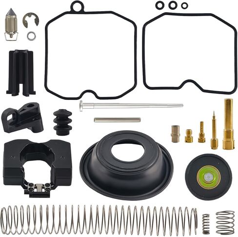 طقم إصلاح إعادة بناء المكربن ​​27421-99C متوافق مع Harley Davidson Dyna Sportster 40mm XL883 XLH1200، Keihin HD CV40، 883 Roadster XL، Super Glide FXR، Softail Deluxe FLSTN in Kuwait