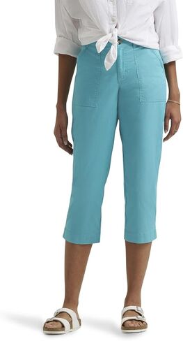 Lee Women's Ultra Lux Comfort with Flex-to-go Utility Capri Pant in Saudi Arabia
