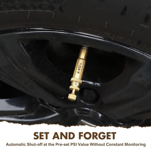 X-BULL New Automatic Tire Deflator,Adjustable Offroad Accessries,4pcs Auto-Stop Tire Air Down Tool Kit for 4 * 4 Vehicles in Kuwait