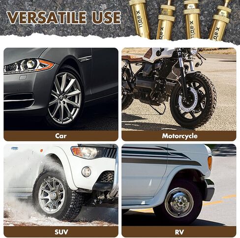 X-BULL New Automatic Tire Deflator,Adjustable Offroad Accessries,4pcs Auto-Stop Tire Air Down Tool Kit for 4 * 4 Vehicles in Kuwait