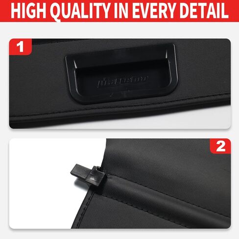 Marretoo for Jeep Cherokee Cargo Cover 2014 2015 2016 2017 2018 for Jeep Cherokee Accessories Black Retractable Trunk Cover Security Shield Shade in Saudi Arabia
