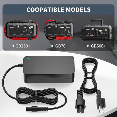 14V 56W Charger for NOCO GB70 Compatible with NOCO Jump Starters GB70, GB150, GB250+, GB251+, GB500, GB500+, Power Adapter for Genius Boost Ultra Safe Lithium Battery, XGC4, XGC Connector Cable in Saudi Arabia