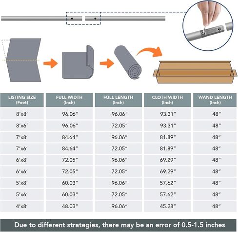 KANAGAWA 12' W x 8' H Patio Shades Roll Up Blinds with Splicing Design, Cordless Outdoor Roller Shades for Outside, Exterior Roller Sun Shade Cloth for Porch Pergola Balcony Backyard, Walnut in Kuwait