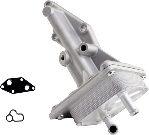 FUXINTUM upgrade aluminium Engine Oil Cooler Assembly Compatible with 2007-2013 Nissan Altima 2007-2012 Sentra, L4 2.5L,Replaces# 21300-JA06A, 21300-JA05A in Kuwait