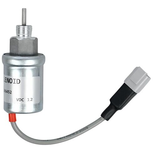 U85206452 12V الوقود اغلاق الملف اللولبي صالح لشركة كاتربيلر القط 3024 بيركنز HL403C-15 HR404C-22T 402D 403D 404D 404C 403C استبدال 185206084، 185206420، 185206451، 185206450، 185206192، 185206452 in Kuwait