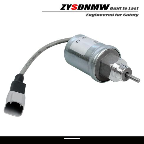 U85206452 12V الوقود اغلاق الملف اللولبي صالح لشركة كاتربيلر القط 3024 بيركنز HL403C-15 HR404C-22T 402D 403D 404D 404C 403C استبدال 185206084، 185206420، 185206451، 185206450، 185206192، 185206452 in Kuwait