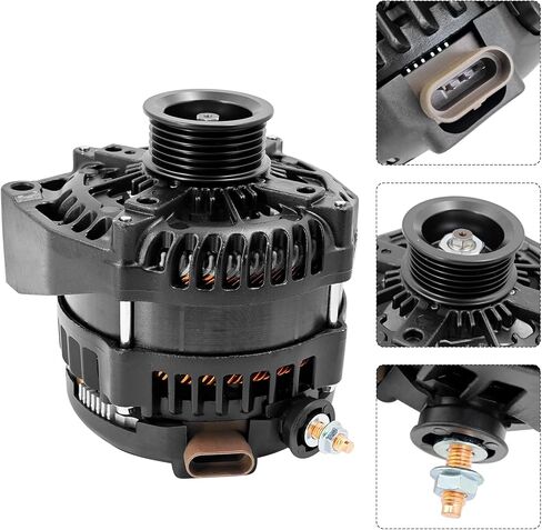 15768830 مولد كهربائي عالي الإخراج 12 فولت 300 أمبير متوافق مع كاديلاك إسكاليد، متوافق مع تشيفي سوبربان تاهو رينييه اسيندر هامر H2 ساب 9-7X 2000-2006 in Kuwait