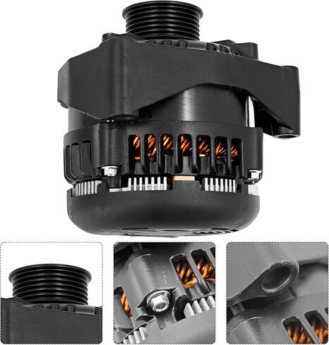 15768830 مولد كهربائي عالي الإخراج 12 فولت 300 أمبير متوافق مع كاديلاك إسكاليد، متوافق مع تشيفي سوبربان تاهو رينييه اسيندر هامر H2 ساب 9-7X 2000-2006 in Kuwait