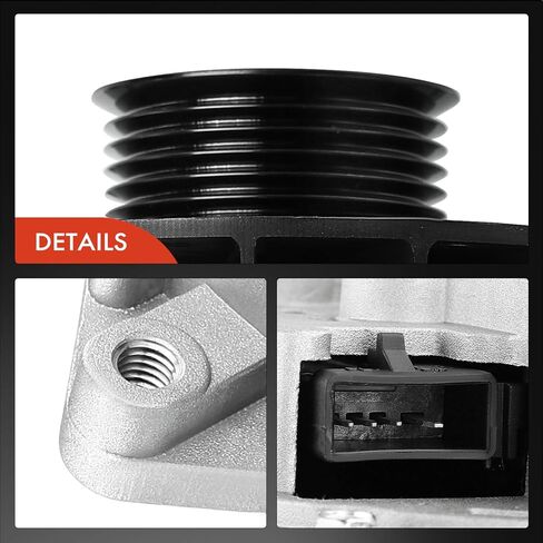 A-Premium Alternator Compatible with Cadillac DeVille 1998-1999 V8 4.6L, Eldorado 1998-1999 V8 4.6L, 12V 140A 6-Groove Pulley Clockwise in Saudi Arabia