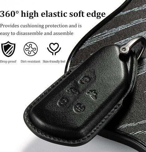 لفولكس واجن أطلس مفتاح فوب غطاء حافظة مفاتيح السيارة الجلدية 2026 2025 2024 فولكس فاجن أطلس كروس الرياضة اكسسوارات 5 زر in Kuwait