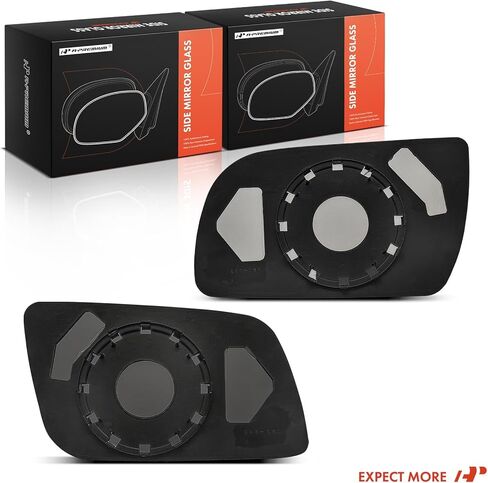 A-Premium 2-PC Driver and Passenger Side Non-Heated Mirror Glass with Backing Plate Compatible with Chevrolet Astro 1985-2005 & GMC Safari 1985-2005 - Exterior Side View Mirror in Saudi Arabia
