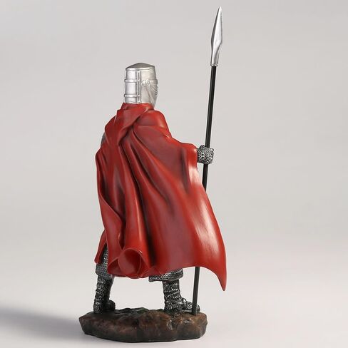 Veronese Design 7 3/4 Inch Maltese Knights Hosipitaller Templar Spear and Shield Hand Painted Polystone Home Decor Statue Collectibles in Saudi Arabia