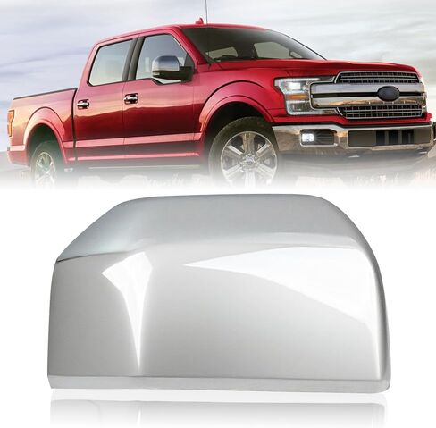 غطاء مرآة الباب لسيارة Ford F150 2015 2016 2017 2018 2019 2020، غطاء خلفي لمرآة الرؤية الجانبية للباب - الملحقات الخارجية in Kuwait