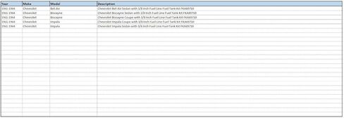 New 20 Gallon Fuel Gas Tank & Sending Unit Kit Compatible with Chevy 1961-1964 Impala Biscayne Bel-Air, Replacement for FKA69710 in Kuwait