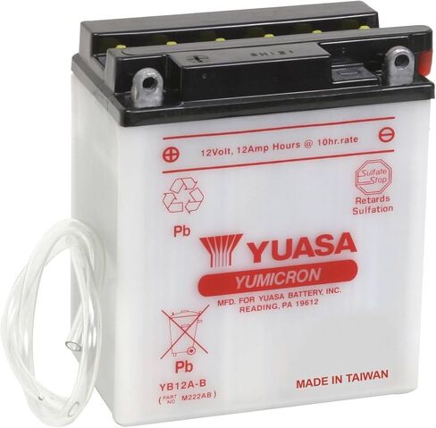 Yuasa YUAM222AB YB12A-B Battery, Multi-Colored in Saudi Arabia