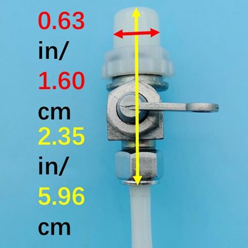 Gas Tank Fuel Petcock Valve Tap Spigot for Honda Hobbit Camino PA5 Moped PA50 PA50I 1978~1979 PA50II 1978 1979 1980 1981 1982 1983 Z1241 in Saudi Arabia