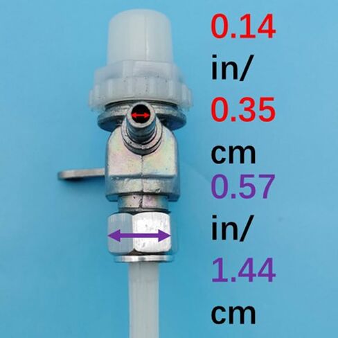 Gas Tank Fuel Petcock Valve Tap Spigot for Honda Hobbit Camino PA5 Moped PA50 PA50I 1978~1979 PA50II 1978 1979 1980 1981 1982 1983 Z1241 in Saudi Arabia