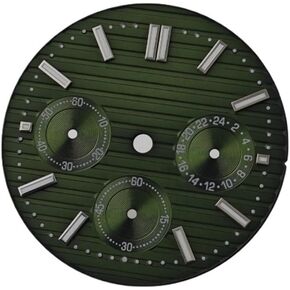 WCC00816 VK63 Watch Case Set 30mm Dial Green Luminous Faces Multi Functional Timing Accessories for Movement in Kuwait