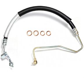 خط ضغط خرطوم التوجيه الكهربائي من سوريلو مع غسالة وحلقة دائرية وغمد رقائق الألومنيوم متوافق مع Nissan Altima 2008-2012 Maxima 2009-2014 3.5L V6- استبدال 3403716 49720-9N00A 49720-9N00B in Kuwait