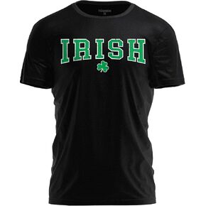 قميص عيد القديس باتريك للرجال - تي شيرت برسومات حروف شامروك الأيرلندية تي شيرت فخر أيرلندي in Kuwait