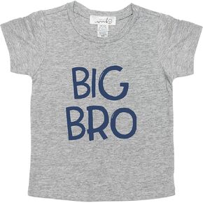 Sweet Wink Big Bro Short Sleeve Tee Shirt Cake Smash Grey Size 4T in Saudi Arabia