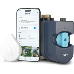 Moen 920-003 Flo Smart Water Monitor and Shutoff 25-ft Extension Cable, Black in Kuwait