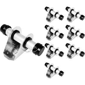 8 Pack Trailer Document Holder Registration Card Box with End Caps Waterproof Aluminum 1-5/8" x 9-7/16" Tube Style for Truck and Trailer in Kuwait