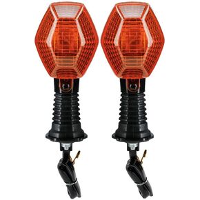 W Suitable for Suzuki Motorcycle DL1000 650 V-Strom Turn Signal Assembly Modified Front and Rear Turn Lights Y (Color : Clear) in Saudi Arabia