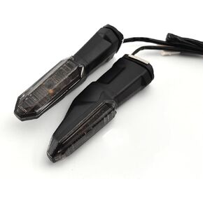 مؤشر ضوئي لإشارة الانعطاف الأمامي والخلفي لـ Kawasaki Ninja 500 Z500 2024 2025 (قذيفة دخان) in Kuwait