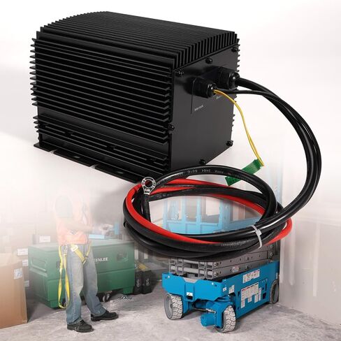 HB600-24B Battery Charger 24V 19A Compatible with Genie/Skyjack/JLG Slab Scissor Lifts #Replace 161827 0400236 1001133506 66412 96211 105739 128537 in Kuwait