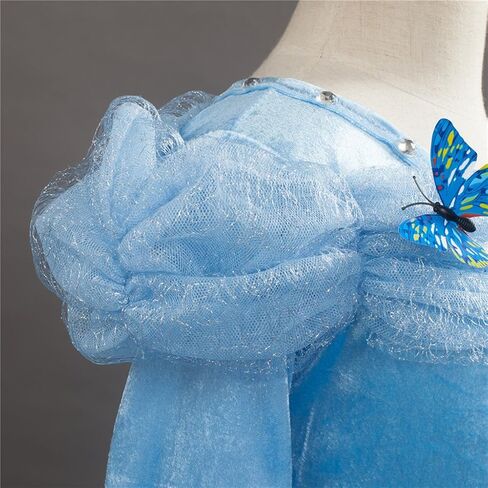 DreamHigh Princess Cinderella Butterfly Costume Dress with Cosplay Accessories 3-10 Yrs in Saudi Arabia