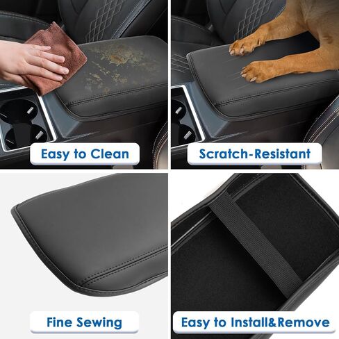 2021-2025 2026 Outlander Sport Center Console Cover for All Trims (S/ES/LE/SE/Trail Edition/Ralliart/SEL/GT), Waterproof&Comfy Leather Armrest Cover 2023 2024 2025 Outlander Sport Accessories in Saudi Arabia