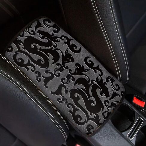 Dragon Center Console Cover Soft & Breathable Armrest Cover Cushion for Men Women Universal Auto Armrest Seat Box Cover Protector for Most Vehicle SUV Truck Car in Saudi Arabia