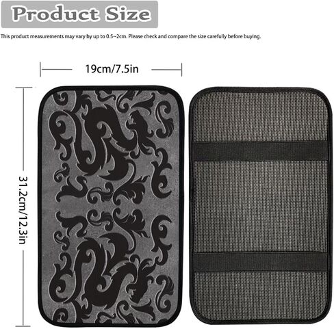 Dragon Center Console Cover Soft & Breathable Armrest Cover Cushion for Men Women Universal Auto Armrest Seat Box Cover Protector for Most Vehicle SUV Truck Car in Saudi Arabia
