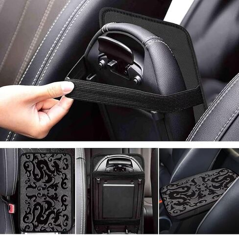 Dragon Center Console Cover Soft & Breathable Armrest Cover Cushion for Men Women Universal Auto Armrest Seat Box Cover Protector for Most Vehicle SUV Truck Car in Saudi Arabia