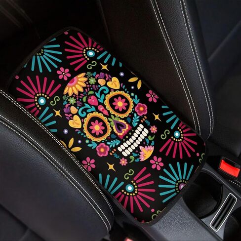 Dragon Center Console Cover Soft & Breathable Armrest Cover Cushion for Men Women Universal Auto Armrest Seat Box Cover Protector for Most Vehicle SUV Truck Car in Saudi Arabia
