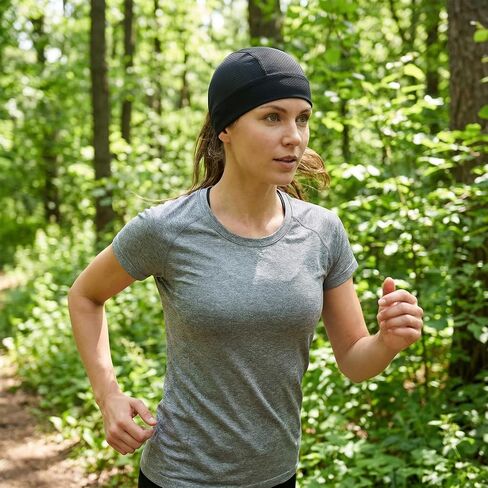 2 قطعة قبعات الجمجمة التبريد للرجال النساء خوذة بطانة تنفس شبكة قبعة الدراجات النارية تشغيل قبعة صلبة in Kuwait