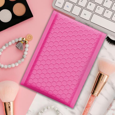 Yens Poly Bubble Mailers Waterproof Self Seal Adhesive Shipping Bags, Cushioning Padded Envelopes for Shipping, Mailing (Hot Pink, 8.5x12-50 PC) in Kuwait